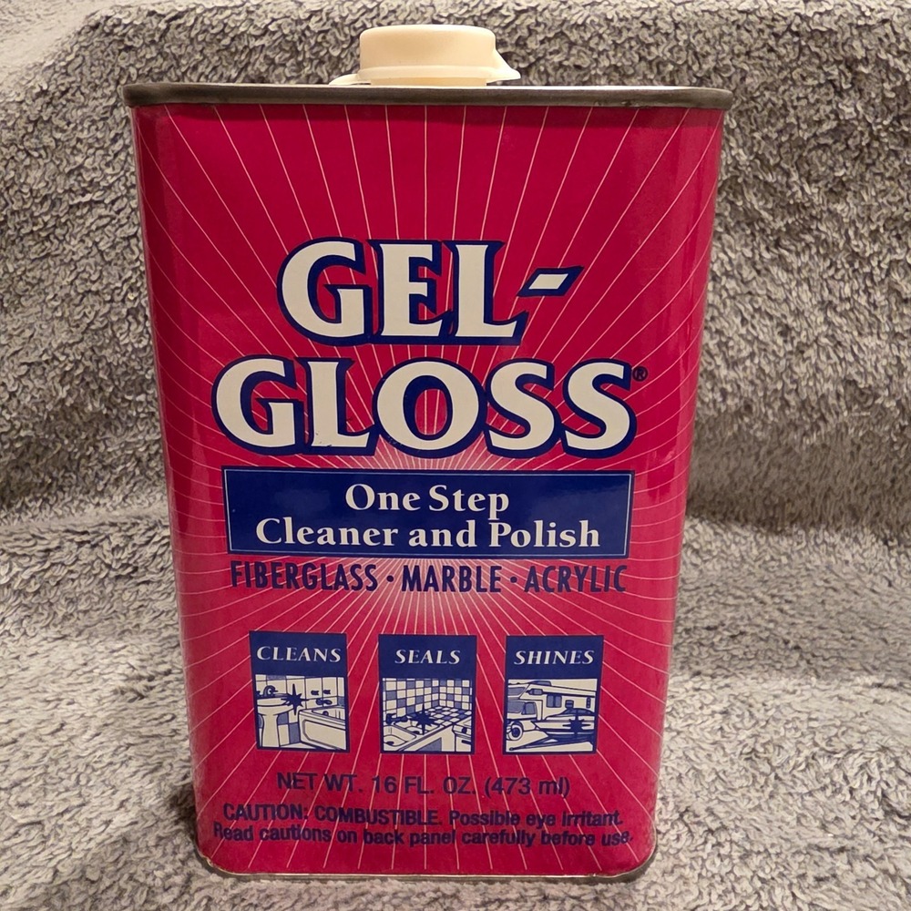 Gel Gloss One Step Cleaner and Polish for Fiberglass Marble anf Acrylic